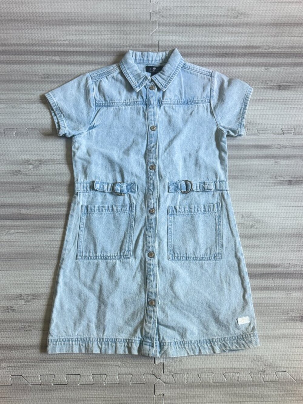 NWT 7 For All Mankind Girls Denim Jean Dress